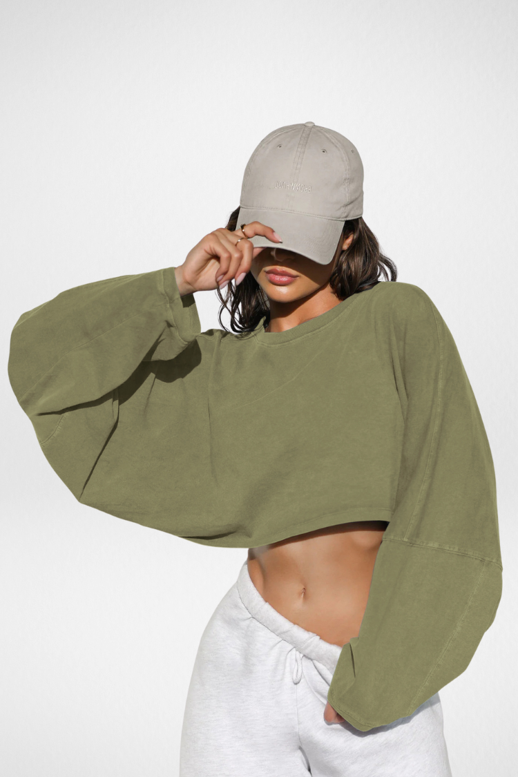 Cropped Sport Sweater