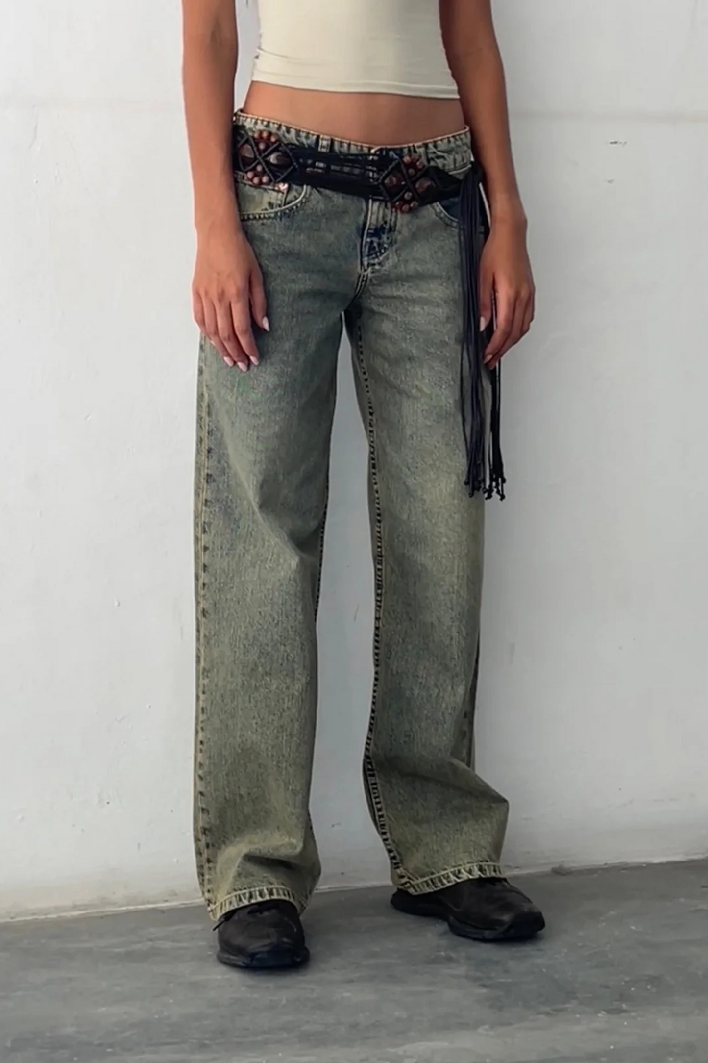 Low Rise Jeans Sandy Acid