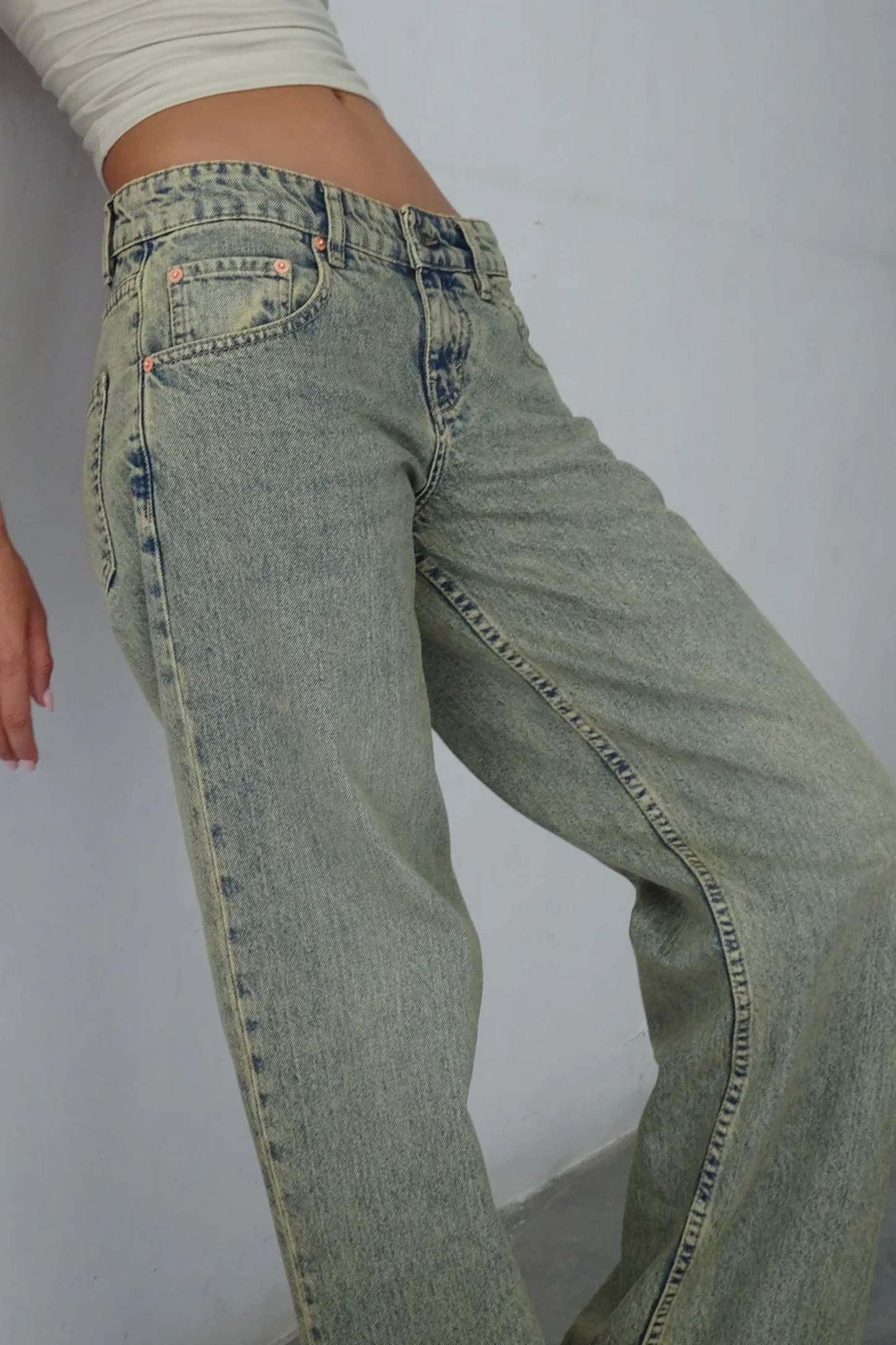 Low Rise Jeans Sandy Acid