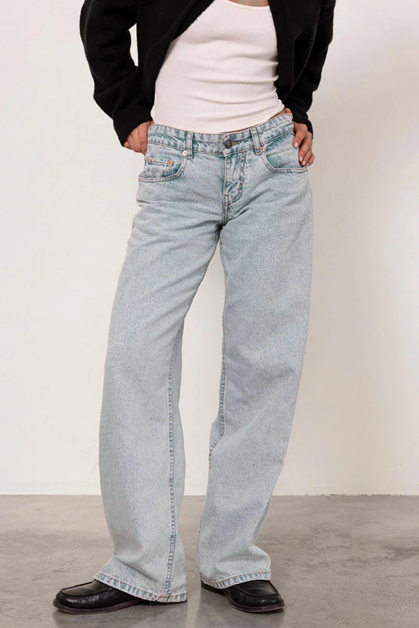 Low Rise Jeans Light Blue 80's