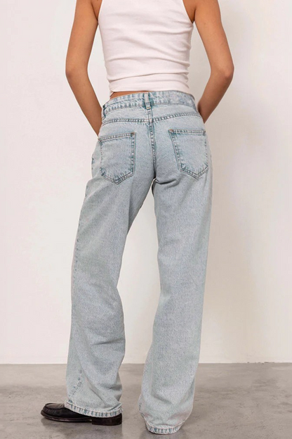 Low Rise Jeans Light Blue 80's