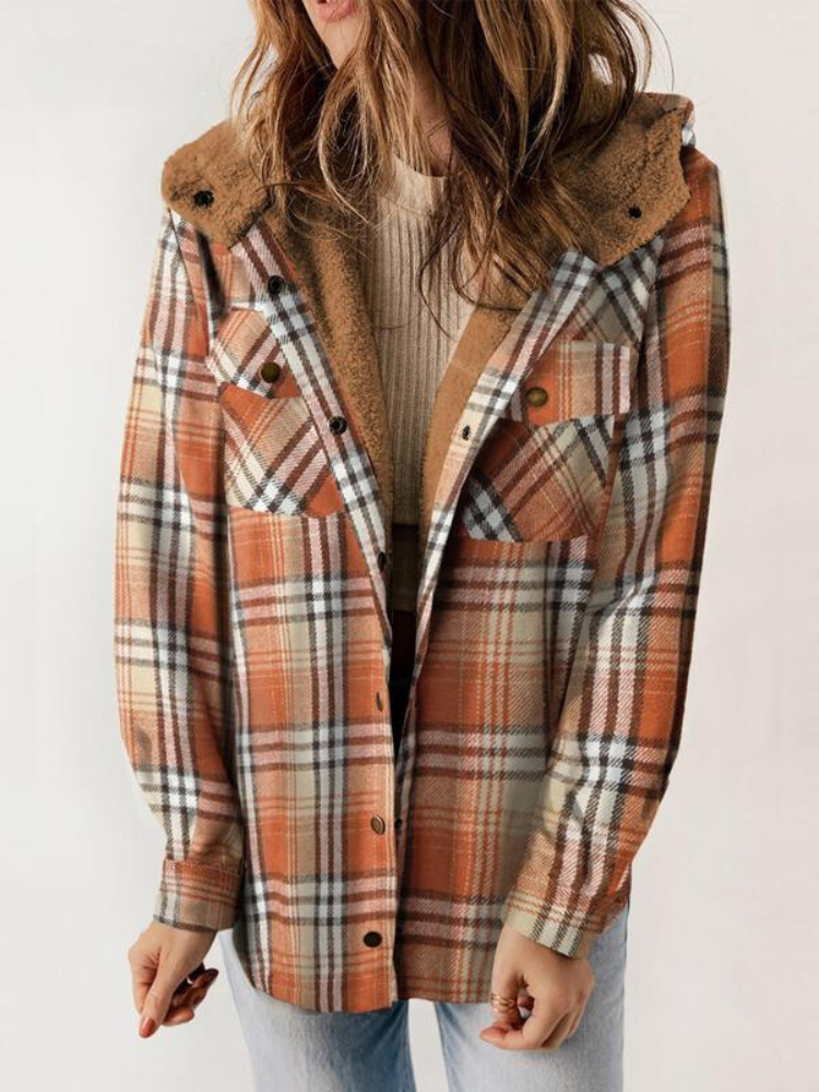 Plaid Sherpa Fleece Shacket